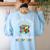 I Solve Cubes Speed Cubing Vintage Youth Math Teacher Women's Sweatshirt Back Print Light Blue I Solve Cubes Speed Cubing Vintage Youth Math Teacher Women's Sweatshirt Back Print Light Blue
