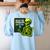 Solve The Problem Skeleton Teacher Halloween Math Six Seven Women's Sweatshirt Back Print Light Blue Solve The Problem Skeleton Teacher Halloween Math Six Seven Women's Sweatshirt Back Print Light Blue
