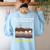 Sorry My Fault Earthquake Tectonic Plate Science Teacher Pun Women's Sweatshirt Back Print Light Blue Sorry My Fault Earthquake Tectonic Plate Science Teacher Pun Women's Sweatshirt Back Print Light Blue