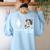 Special Ed Teacher Dabbing Unicorn Teacher Women Women's Sweatshirt Back Print Light Blue Special Ed Teacher Dabbing Unicorn Teacher Women Women's Sweatshirt Back Print Light Blue
