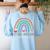 Special Education Dream Team Rainbow SPED Teacher Autism Women's Sweatshirt Back Print Light Blue Special Education Dream Team Rainbow SPED Teacher Autism Women's Sweatshirt Back Print Light Blue