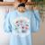 Special Education For Men Women SPED Teacher Women's Sweatshirt Back Print Light Blue