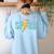 Special Education SPED Rocks Teacher Back To School Rock Women's Sweatshirt Back Print Light Blue Special Education SPED Rocks Teacher Back To School Rock Women's Sweatshirt Back Print Light Blue