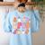 Special Education Teacher Ghosts Halloween SPED Teacher Women's Sweatshirt Back Print Light Blue