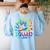 Special Education Teacher Sped Squad SPED Teacher Tie Dye Women's Sweatshirt Back Print Light Blue Special Education Teacher Sped Squad SPED Teacher Tie Dye Women's Sweatshirt Back Print Light Blue
