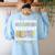 Special Educational Assistant And Sped Teacher Women's Sweatshirt Back Print Light Blue Special Educational Assistant And Sped Teacher Women's Sweatshirt Back Print Light Blue