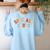 Specials Squad Co-Curricular Teachers Team For Men Women Women's Sweatshirt Back Print Light Blue