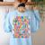 Sped Caffeinate Advocate Laminate Educate Teacher Men Women Kids Women's Sweatshirt Back Print Light Blue Sped Caffeinate Advocate Laminate Educate Teacher Men Women Kids Women's Sweatshirt Back Print Light Blue