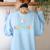SPED Dream Team Teachers Special Education Silly Goose Women's Sweatshirt Back Print Light Blue