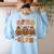 Sped Teacher Crew Thanksgiving Special Education Teacher Women's Sweatshirt Back Print Light Blue Sped Teacher Crew Thanksgiving Special Education Teacher Women's Sweatshirt Back Print Light Blue