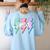 SPED Teacher Squad Lightning Bolt Special Education Women's Sweatshirt Back Print Light Blue SPED Teacher Squad Lightning Bolt Special Education Women's Sweatshirt Back Print Light Blue