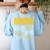 Spelling Bee Halloween Pun Costume Beekeeper Teacher Women's Sweatshirt Back Print Light Blue Spelling Bee Halloween Pun Costume Beekeeper Teacher Women's Sweatshirt Back Print Light Blue