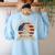 Spilling The Tea Since 1773 Vintage Us History Teacher Women's Sweatshirt Back Print Light Blue