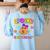 Spooky ESOL Teacher Halloween ESOL Teaching Coquette Women's Sweatshirt Back Print Light Blue Spooky ESOL Teacher Halloween ESOL Teaching Coquette Women's Sweatshirt Back Print Light Blue