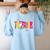 Spooky Halloween Teacher Para Counselor SPED Preppy Boo Kids Women's Sweatshirt Back Print Light Blue Spooky Halloween Teacher Para Counselor SPED Preppy Boo Kids Women's Sweatshirt Back Print Light Blue