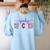 Spooky Teacher Halloween Costume Women Spooky Teacher Women's Sweatshirt Back Print Light Blue Spooky Teacher Halloween Costume Women Spooky Teacher Women's Sweatshirt Back Print Light Blue
