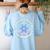 Spread Kindness Like Snowflakes Christmas Teacher Unity Day Women's Sweatshirt Back Print Light Blue Spread Kindness Like Snowflakes Christmas Teacher Unity Day Women's Sweatshirt Back Print Light Blue
