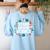 Stand Up For Science STEM Advocacy Pro Scientific Teacher Women's Sweatshirt Back Print Light Blue Stand Up For Science STEM Advocacy Pro Scientific Teacher Women's Sweatshirt Back Print Light Blue