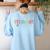 STEMINIST Technology Student STEM Teacher Women Engineering Women's Sweatshirt Back Print Light Blue STEMINIST Technology Student STEM Teacher Women Engineering Women's Sweatshirt Back Print Light Blue