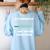 Students I Am Your Teacher T-Shirt Women's Sweatshirt Back Print Light Blue