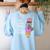 Being A Substitute Teacher Substitute Teaching Women's Sweatshirt Back Print Light Blue Being A Substitute Teacher Substitute Teaching Women's Sweatshirt Back Print Light Blue