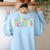 Substitute Teacher Women Back To School Substitute Teacher Women's Sweatshirt Back Print Light Blue Substitute Teacher Women Back To School Substitute Teacher Women's Sweatshirt Back Print Light Blue