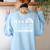 Support Public Education Teacher Red For Ed California For Men Women Kids Women's Sweatshirt Back Print Light Blue Support Public Education Teacher Red For Ed California For Men Women Kids Women's Sweatshirt Back Print Light Blue