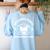 SYLLABUS PROFESSOR TEACHER Women's Sweatshirt Back Print Light Blue SYLLABUS PROFESSOR TEACHER Women's Sweatshirt Back Print Light Blue