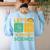Lets Tacos Bout Science Teacher Chemistry Physics Women's Sweatshirt Back Print Light Blue Lets Tacos Bout Science Teacher Chemistry Physics Women's Sweatshirt Back Print Light Blue