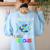 It Takes A Lot Of Sparkle To Be A Teacher Rainbow Fish For Men Women Women's Sweatshirt Back Print Light Blue