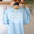 Tap Dance Heart Lover Tap Dancer Dancing Teacher For Men Women Girls Kids Women's Sweatshirt Back Print Light Blue Tap Dance Heart Lover Tap Dancer Dancing Teacher For Men Women Girls Kids Women's Sweatshirt Back Print Light Blue
