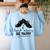 Tap Dancer Tap Dancing Shoes Tap Dance Teacher Women's Sweatshirt Back Print Light Blue Tap Dancer Tap Dancing Shoes Tap Dance Teacher Women's Sweatshirt Back Print Light Blue