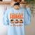 I Teach The Cutest Pumpkins Halloween Teacher Cat Lover Women's Sweatshirt Back Print Light Blue I Teach The Cutest Pumpkins Halloween Teacher Cat Lover Women's Sweatshirt Back Print Light Blue