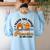 I Teach The Cutest Pumpkins In The Patch Halloween Teacher For Men Women Kids Women's Sweatshirt Back Print Light Blue I Teach The Cutest Pumpkins In The Patch Halloween Teacher For Men Women Kids Women's Sweatshirt Back Print Light Blue