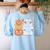 i Teach The Cutest Pumpkins In The Patch Teacher Halloween Women's Sweatshirt Back Print Light Blue i Teach The Cutest Pumpkins In The Patch Teacher Halloween Women's Sweatshirt Back Print Light Blue