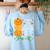 I Teach Cutest Pumpkins In Patch Thanksgiving Teacher Pre-K For Men Women Women's Sweatshirt Back Print Light Blue I Teach Cutest Pumpkins In Patch Thanksgiving Teacher Pre-K For Men Women Women's Sweatshirt Back Print Light Blue