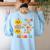 I Teach The Cutest Pumpkins Preschool Teacher Halloween Women's Sweatshirt Back Print Light Blue I Teach The Cutest Pumpkins Preschool Teacher Halloween Women's Sweatshirt Back Print Light Blue
