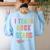 I TEACH ROCKSTARS Band Vibes Teacher Rocks My Music Teaching Women's Sweatshirt Back Print Light Blue I TEACH ROCKSTARS Band Vibes Teacher Rocks My Music Teaching Women's Sweatshirt Back Print Light Blue
