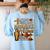 Teach The Scariest Mummies Halloween Social Studies Teacher Men Women Women's Sweatshirt Back Print Light Blue Teach The Scariest Mummies Halloween Social Studies Teacher Men Women Women's Sweatshirt Back Print Light Blue