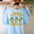 I Teach The Smartest Turtles Thanksgiving Proud Teacher Job Women's Sweatshirt Back Print Light Blue I Teach The Smartest Turtles Thanksgiving Proud Teacher Job Women's Sweatshirt Back Print Light Blue