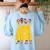 I Teach Super Heroes Comic Book Hero Teacher School Women's Sweatshirt Back Print Light Blue I Teach Super Heroes Comic Book Hero Teacher School Women's Sweatshirt Back Print Light Blue