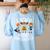 I Teach Superheroes Cute Back To School Teacher Women's Sweatshirt Back Print Light Blue I Teach Superheroes Cute Back To School Teacher Women's Sweatshirt Back Print Light Blue