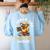 I Teach The Sweetest Duckies Teacher Rubber Duck Teaching Women's Sweatshirt Back Print Light Blue I Teach The Sweetest Duckies Teacher Rubber Duck Teaching Women's Sweatshirt Back Print Light Blue