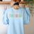 I Teach Tiny Humans How To Dance Ballet Dance Teacher Kids Women's Sweatshirt Back Print Light Blue I Teach Tiny Humans How To Dance Ballet Dance Teacher Kids Women's Sweatshirt Back Print Light Blue