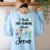 I Teach Tiny Humans About Jesus Sunday School Teacher Women's Sweatshirt Back Print Light Blue I Teach Tiny Humans About Jesus Sunday School Teacher Women's Sweatshirt Back Print Light Blue