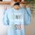 I Teach Tiny Humans About Jesus Teacher Sunday School Faith Women's Sweatshirt Back Print Light Blue I Teach Tiny Humans About Jesus Teacher Sunday School Faith Women's Sweatshirt Back Print Light Blue