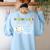 Teacher Aide Appreciation Cute Heart Tee For Women Women's Sweatshirt Back Print Light Blue Teacher Aide Appreciation Cute Heart Tee For Women Women's Sweatshirt Back Print Light Blue