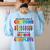 Teacher We Are Like a Box Of Crayons Back To School Women's Sweatshirt Back Print Light Blue Teacher We Are Like a Box Of Crayons Back To School Women's Sweatshirt Back Print Light Blue