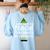 Teacher Christmas Teaching Is My Favorite Women's Sweatshirt Back Print Light Blue Teacher Christmas Teaching Is My Favorite Women's Sweatshirt Back Print Light Blue
