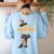 This Is My Teacher Costume Halloween Family Matching Group For Men Women Women's Sweatshirt Back Print Light Blue This Is My Teacher Costume Halloween Family Matching Group For Men Women Women's Sweatshirt Back Print Light Blue
